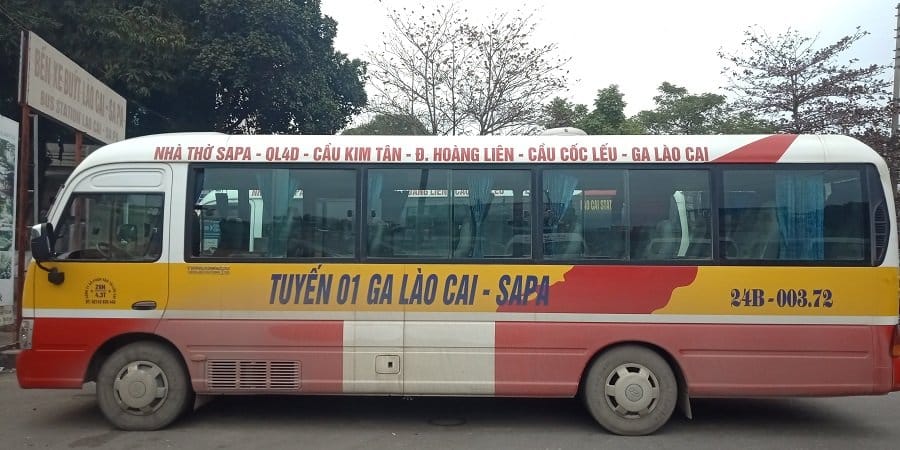 Cách đi xe bus từ ga Lào Cai lên Sapa thuận tiện