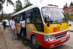 Hướng dẫn cách đi xe bus từ ga Lào Cai lên Sapa