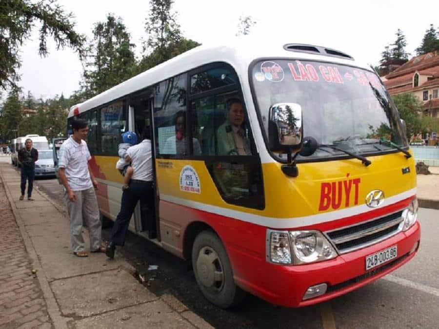 Tìm hiểu đi xe bus từ ga Lào Cai lên Sapa